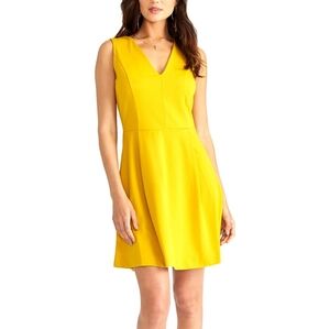 Rachel Roy Women's Anise Dress Yellow Size Large